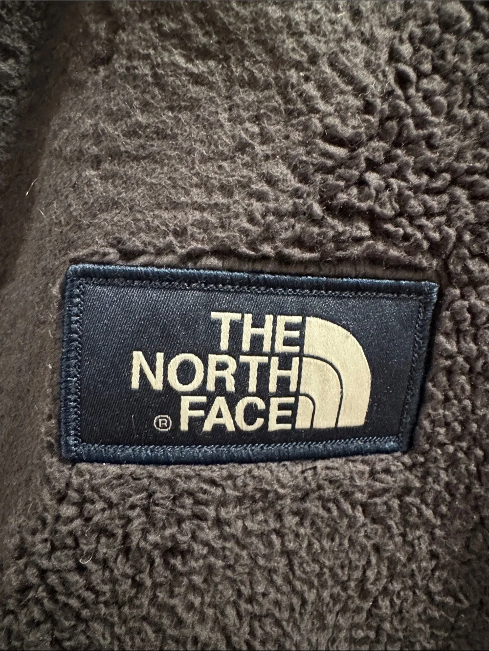 The North Face Sherpa Vest - Charcoal & Tan Trim